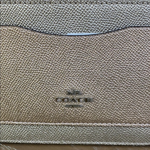 NEW COACH ZIP TOP WALLET IN COLORBLOCK - Picture 8 of 8